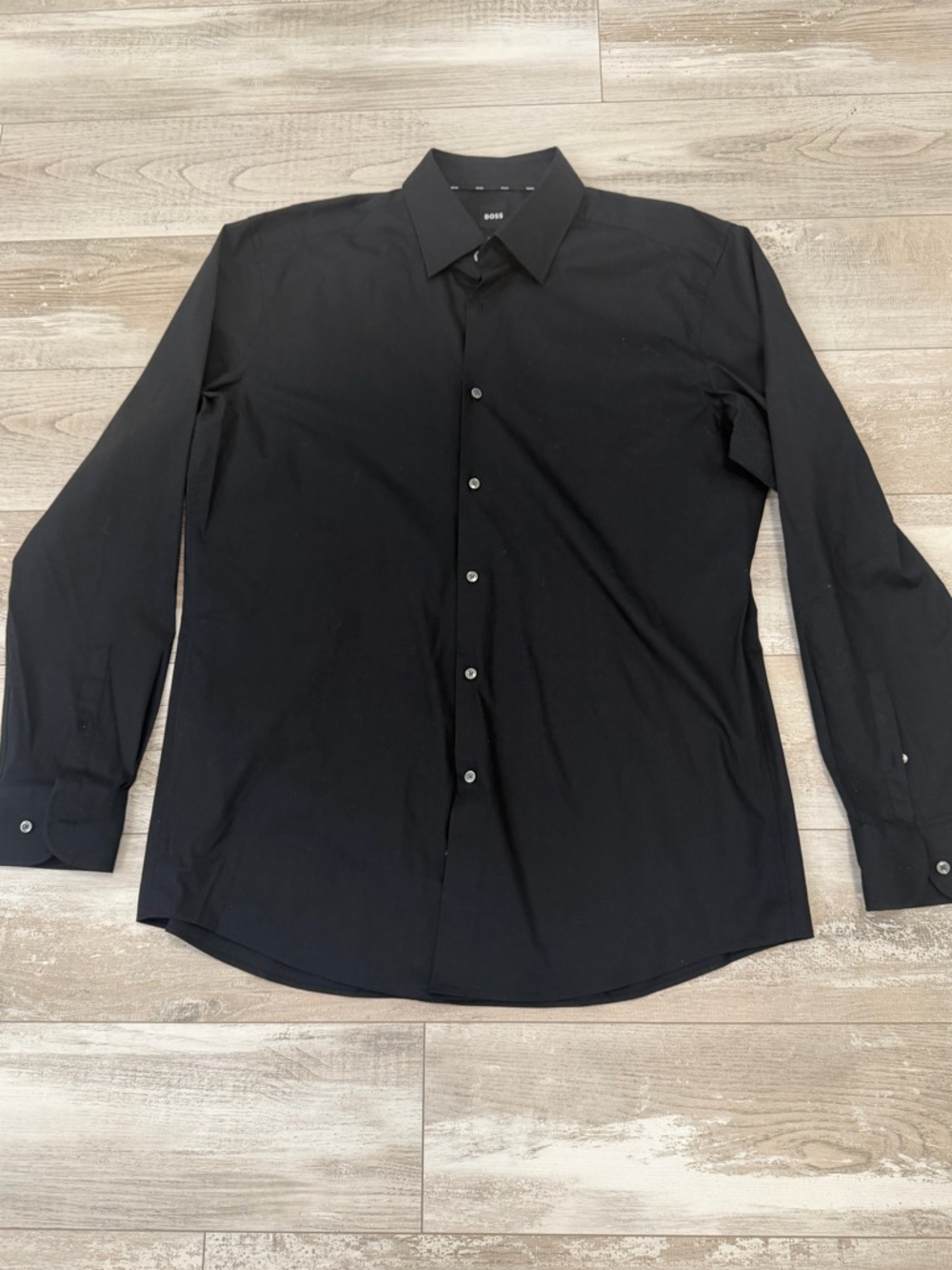 BOSS Black Men's Slim Fit Dress Shirt